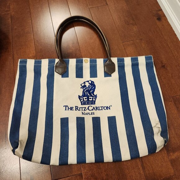 The Ritz Carlton Naples canvas tote bag - Picture 1 of 11